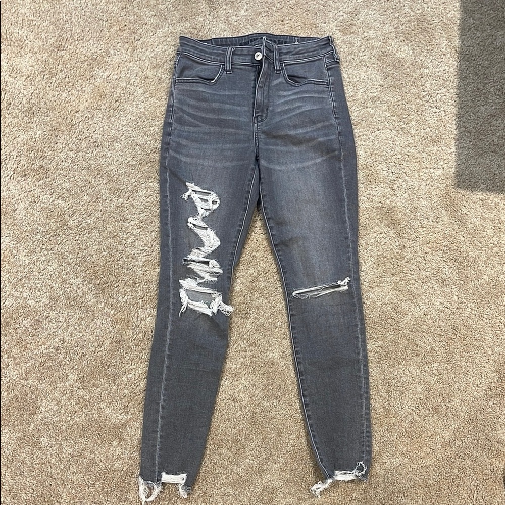 American Eagle Gray Women's Jeans 🦅